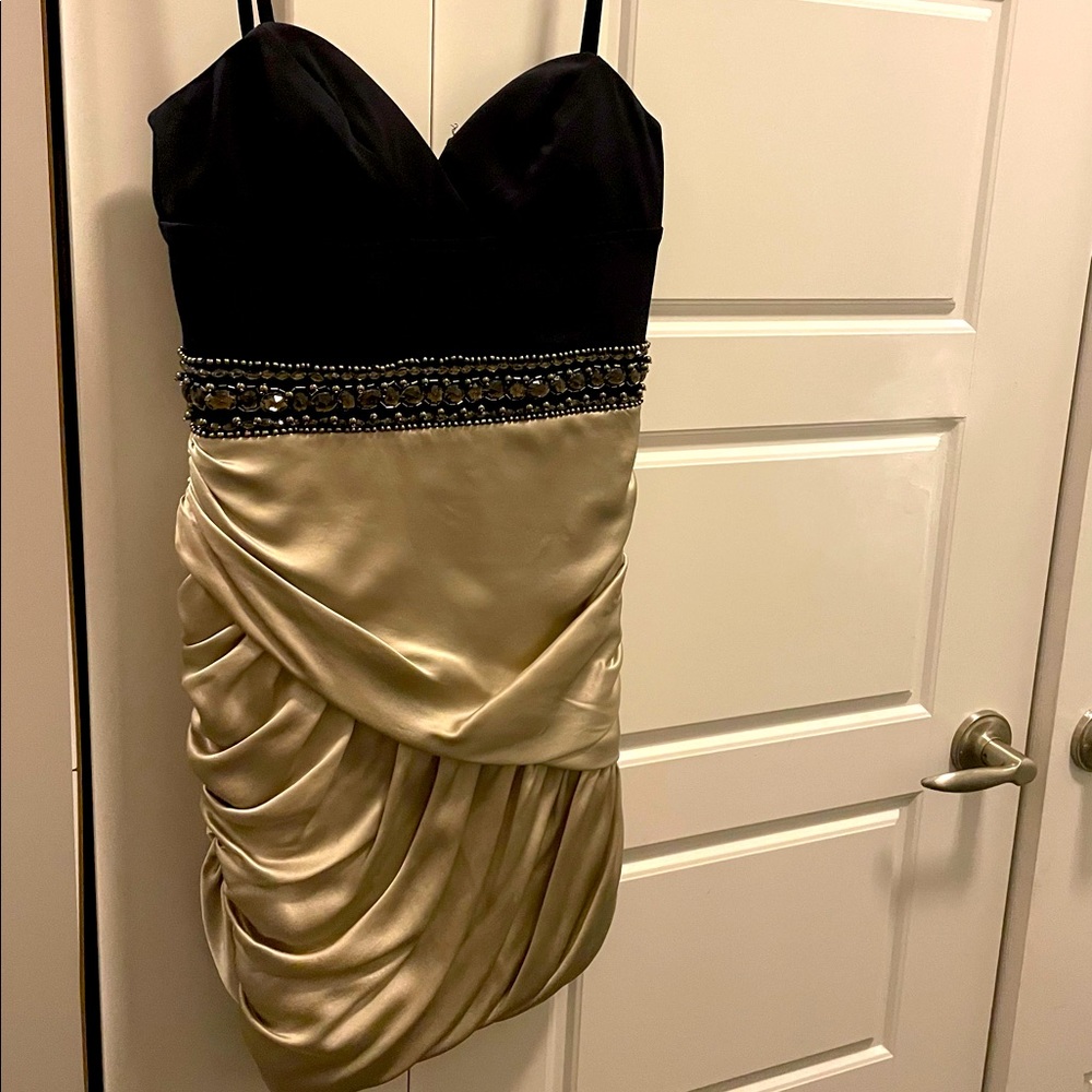 Gorgeous gold evening dress